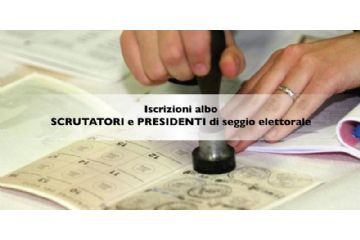 Aggiornamento albo Scrutatori e albo Presidenti di Seggio elettorale